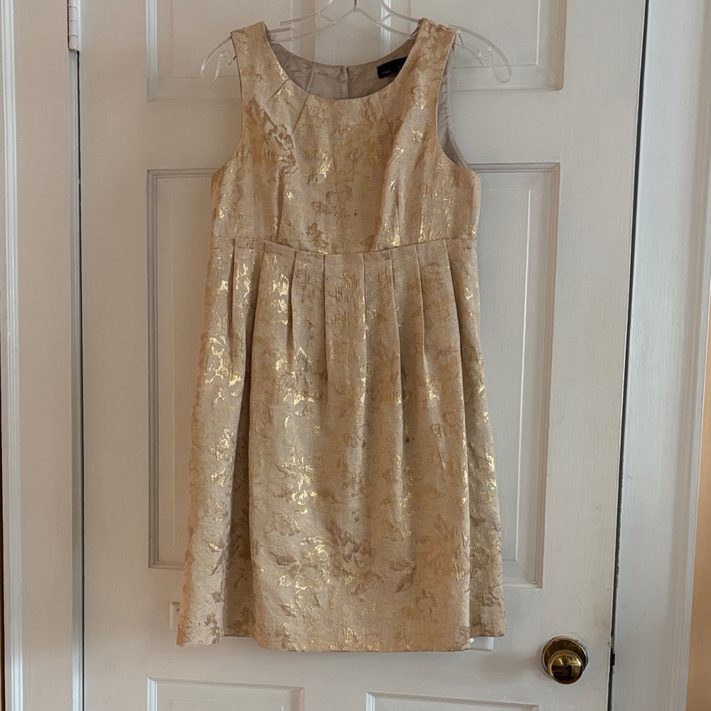 Elegant Gold Cocktail Dress